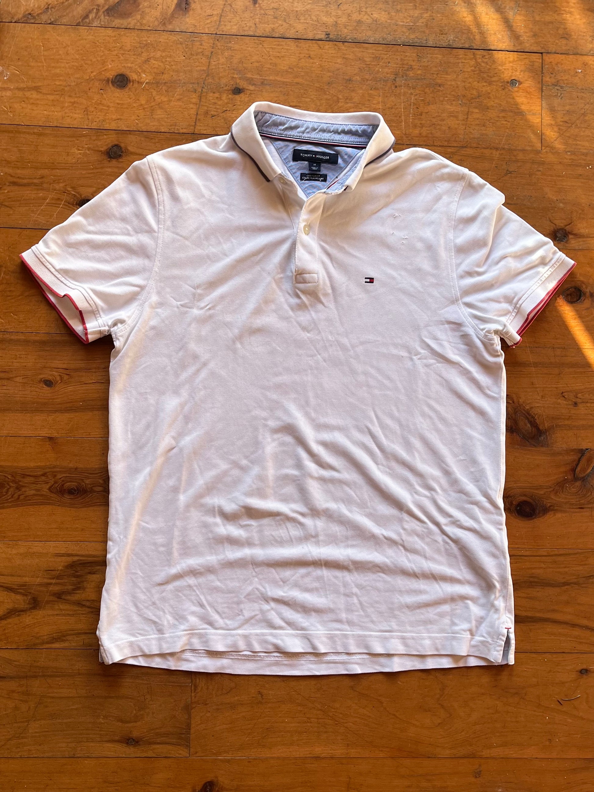 Tommy Hilfiger white polo shirt