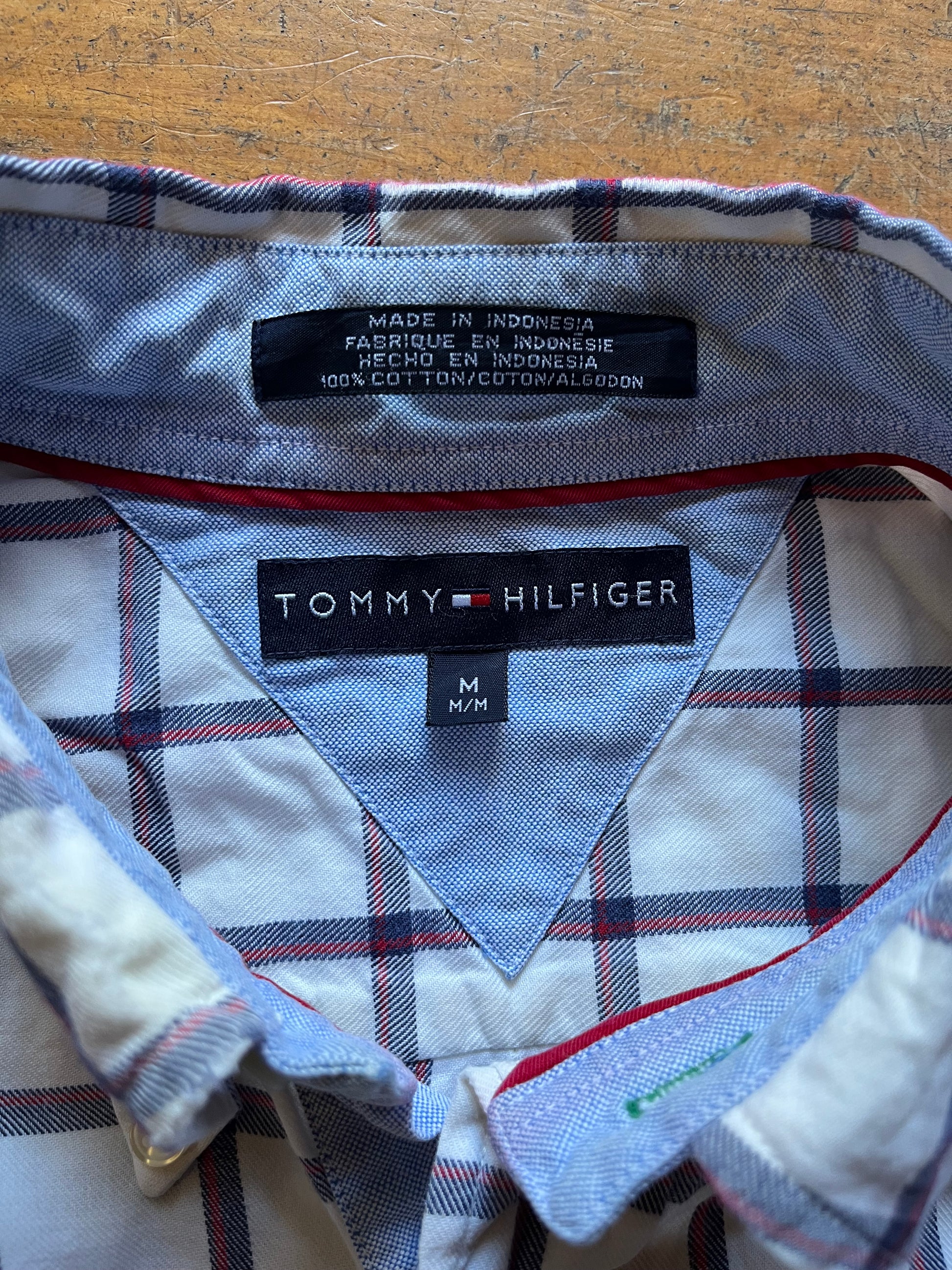 Tommy Hilfiger chequered button up shirt