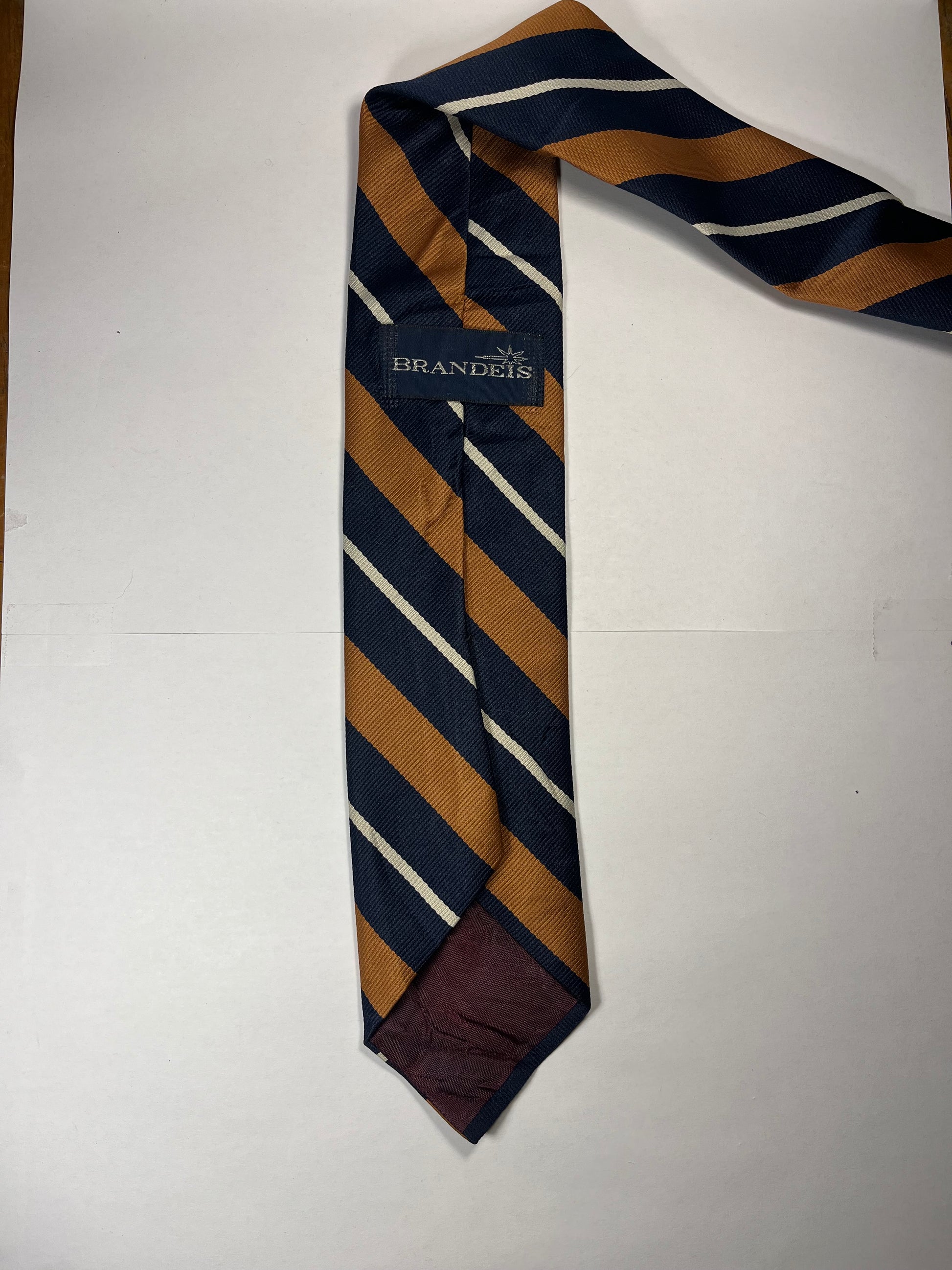 Navy striped tie