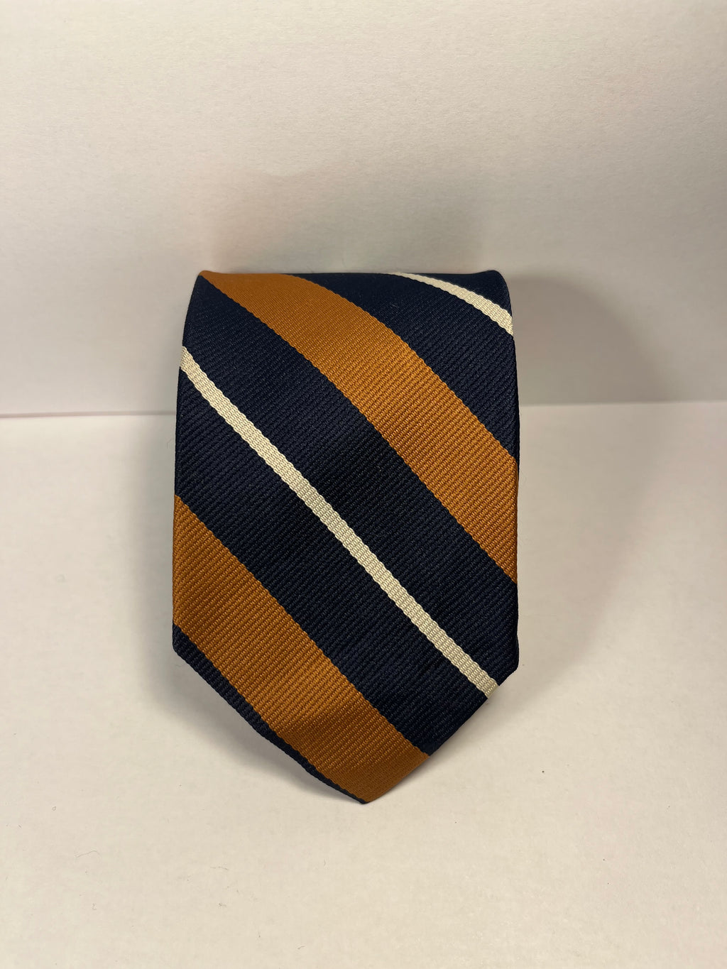 Navy striped tie