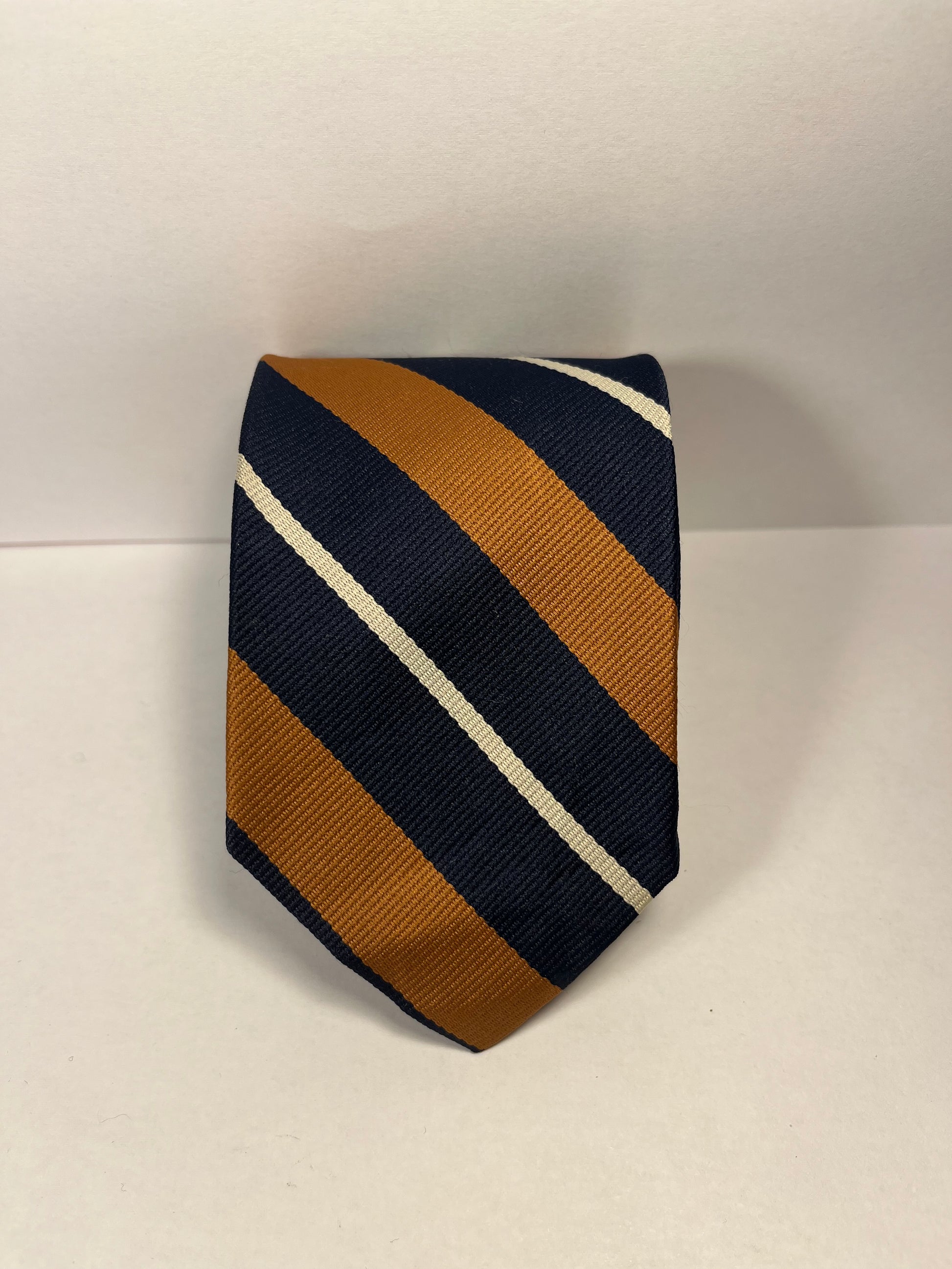 Navy striped tie