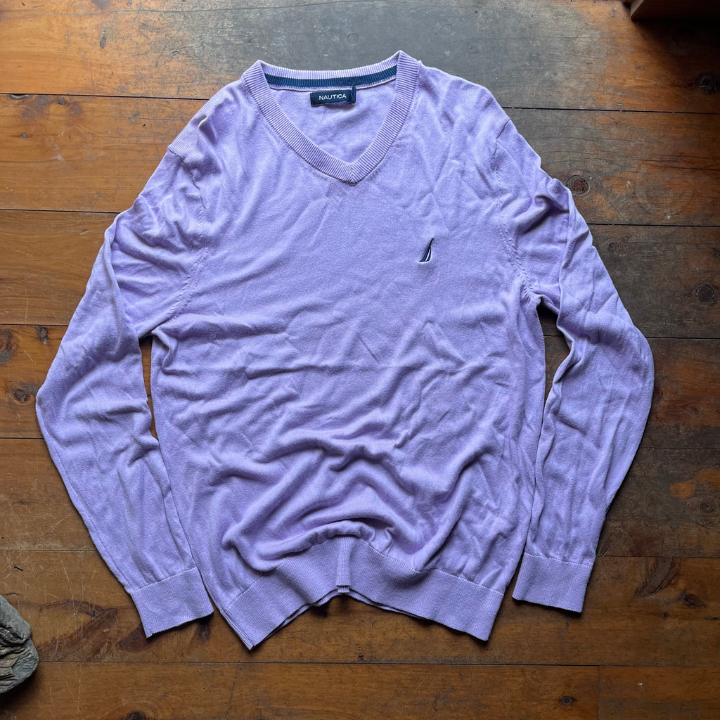Purple Nautica knit