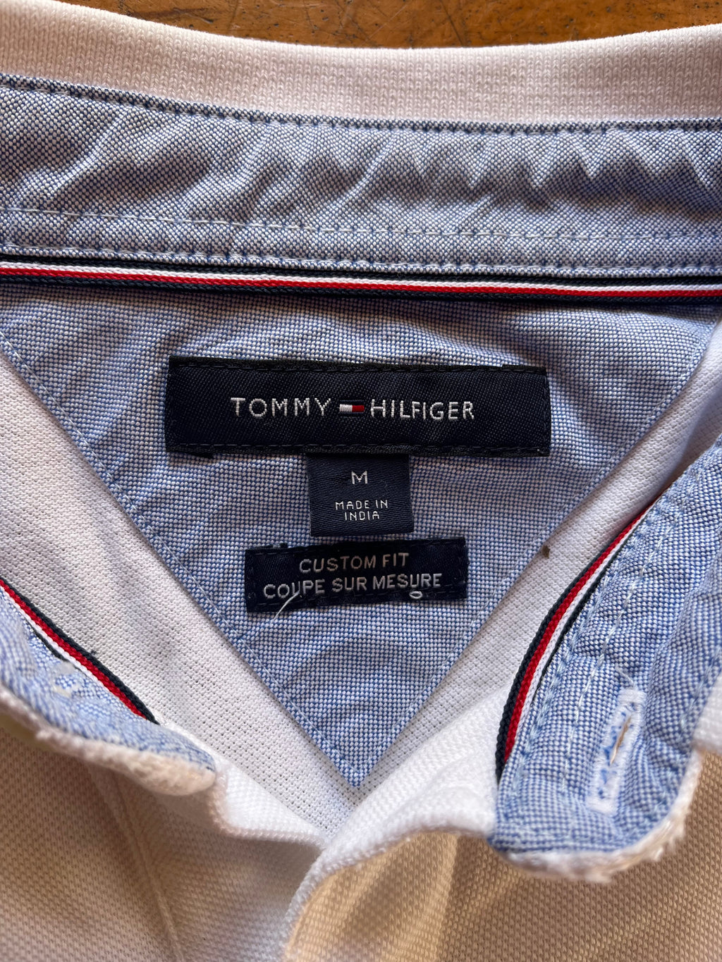 Tommy Hilfiger white polo shirt