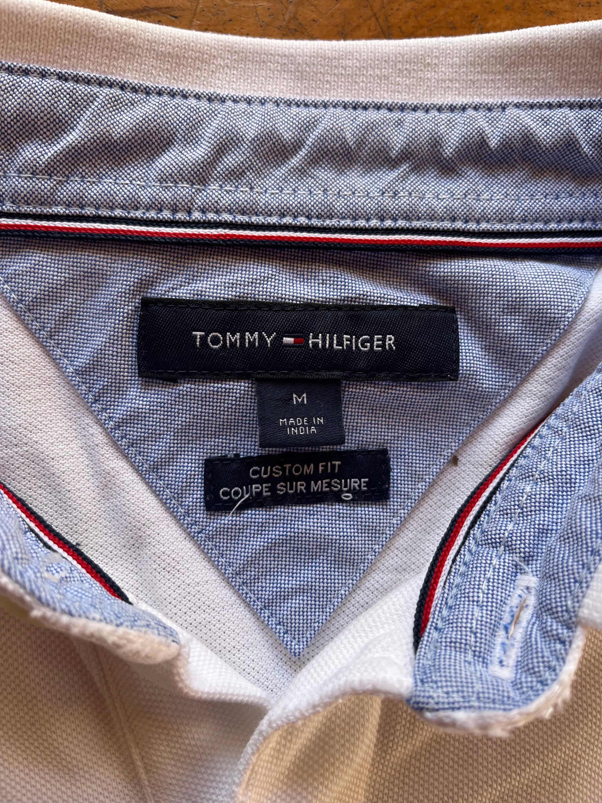 Tommy Hilfiger white polo shirt