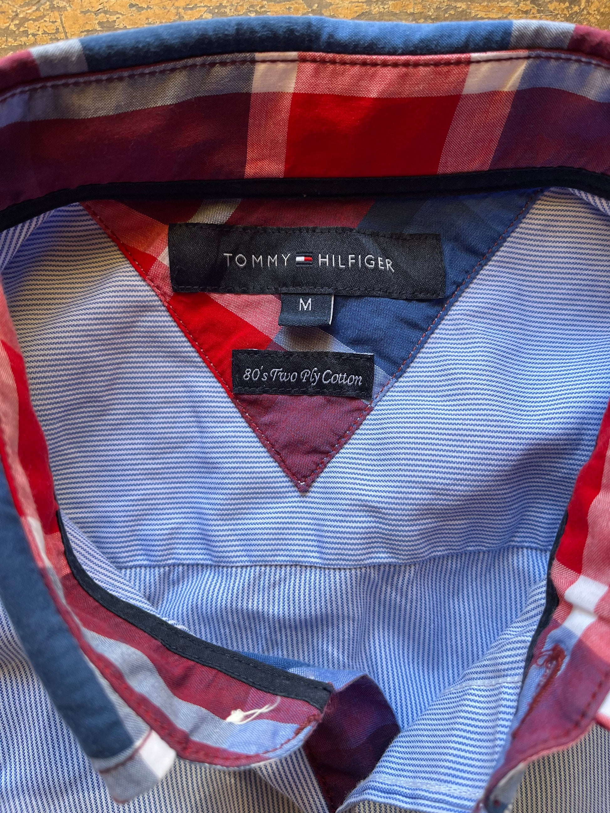 Tommy Hilfiger blue Button up