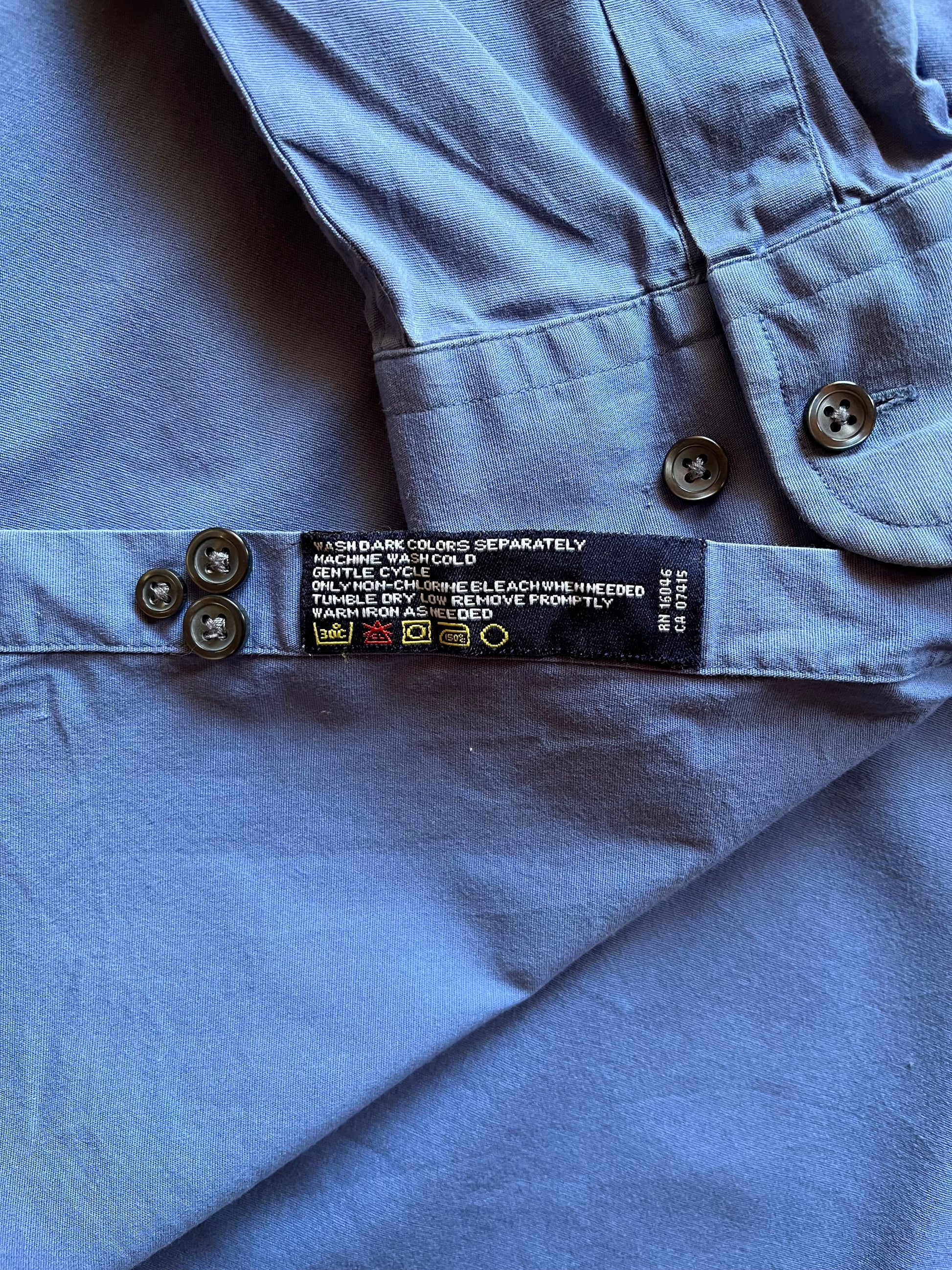 Nautica Blue button up shirt