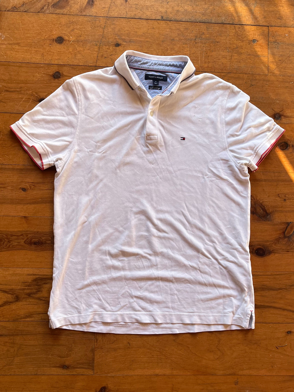 Tommy Hilfiger white polo shirt
