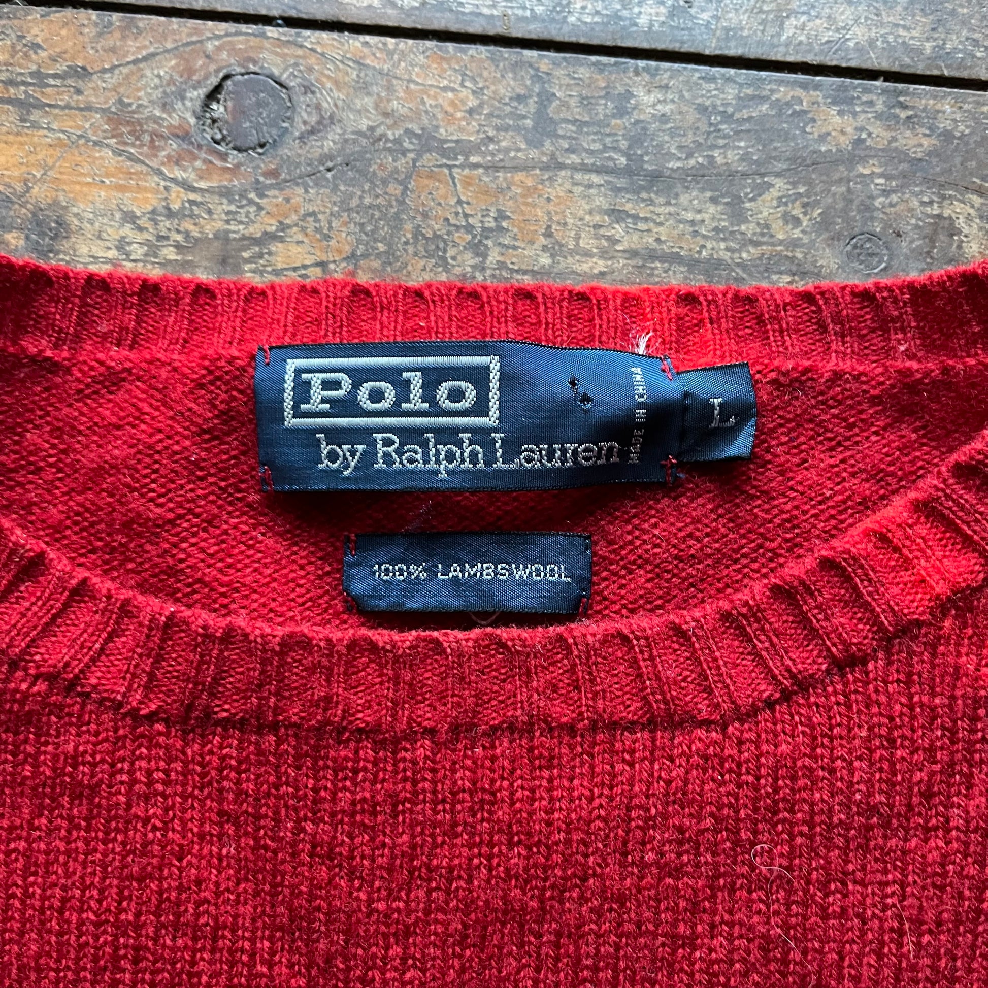 Vintage Ralph Lauren 100% lambswool knit