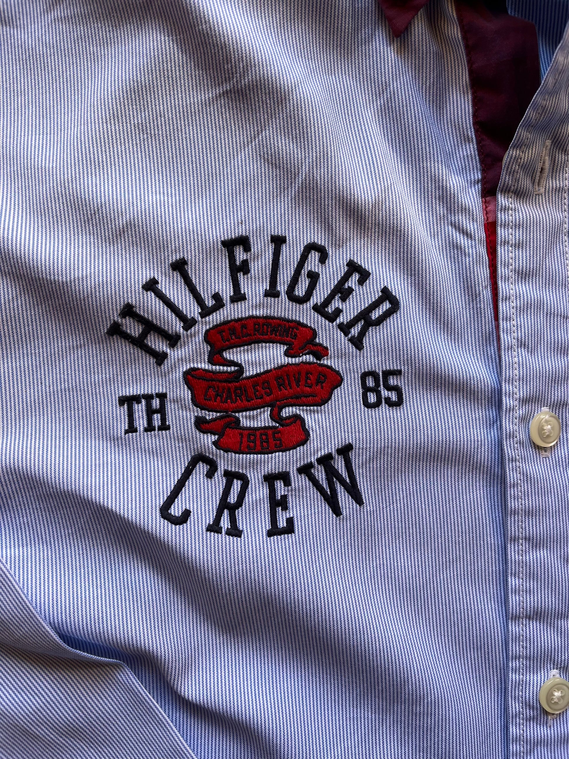 Tommy Hilfiger blue Button up