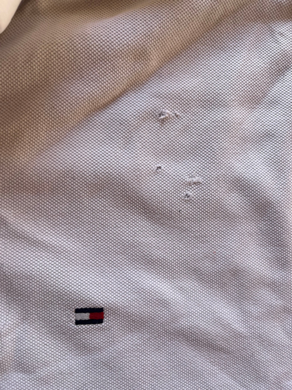 Tommy Hilfiger white polo shirt